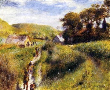  Renoir Oil Painting - the vintagers Pierre Auguste Renoir scenery